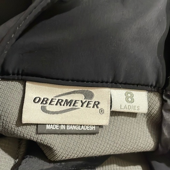 Obermeyer Black Striped Snow Skiing Pants - Picture 2 of 10